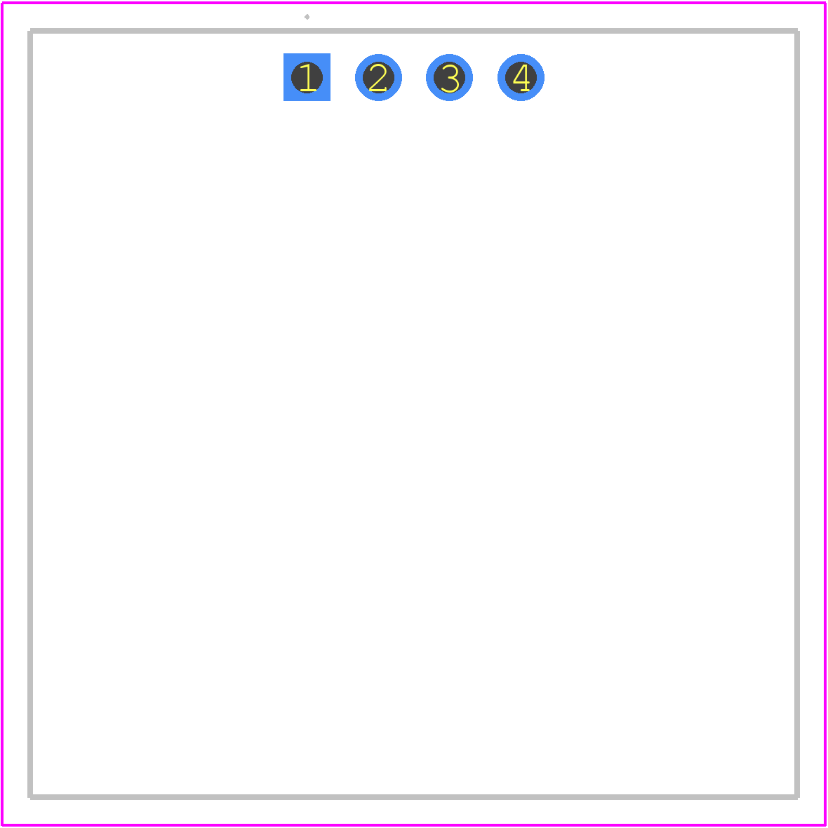 MDOB128064V2V-YI - MIDAS DISPLAYS PCB footprint - Other - Other - 27.3 x 27.3 x 3.87mm
