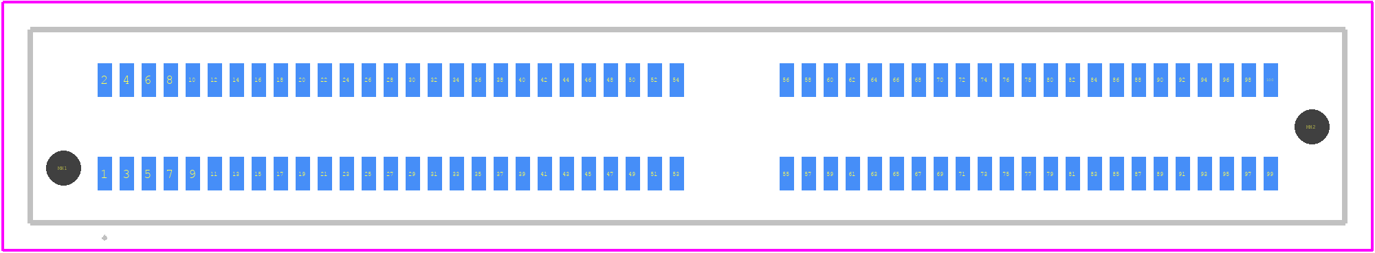 408-52100-100-11 - ept PCB footprint - Other - Other - EC.8 straight 100p 408-52100-100-1