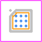 BMM350 - BOSCH PCB footprint - BGA - BGA - 9-WLCSP (1.28x1.28)