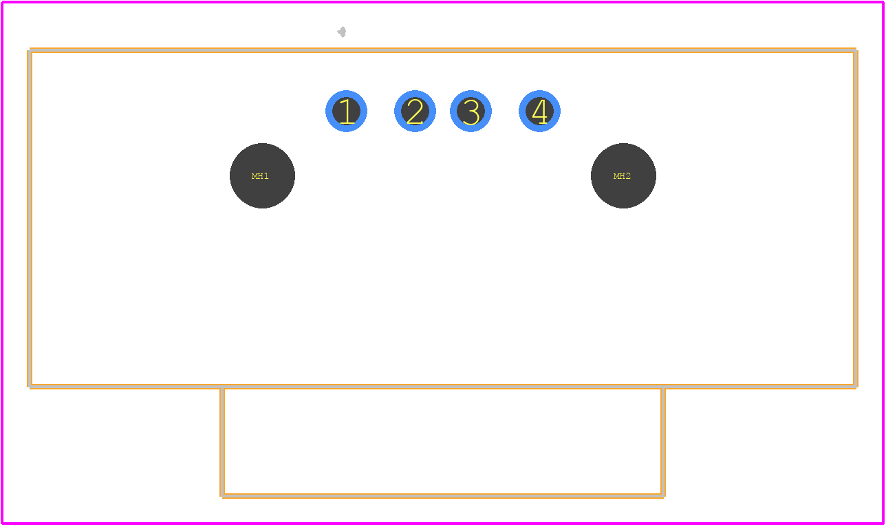 MUSB-A111-30 - Amphenol PCB footprint - Other - Other - MUSB-A111-30-1