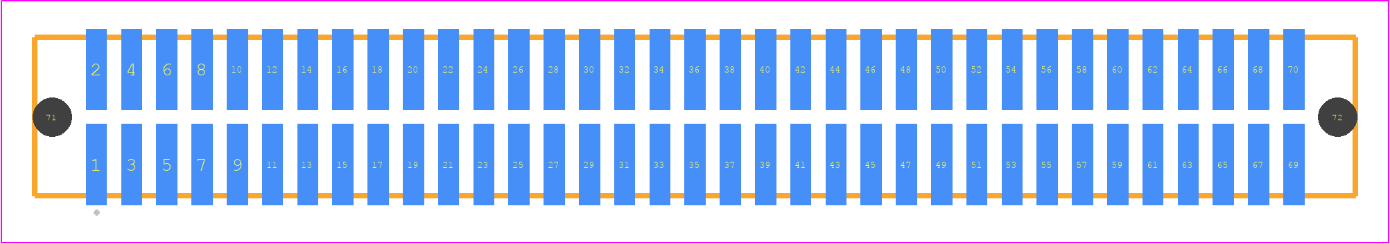 TFC-135-02-F-D-A - SAMTEC PCB footprint - Other - Other - TFC-135-02-XX-D-A
