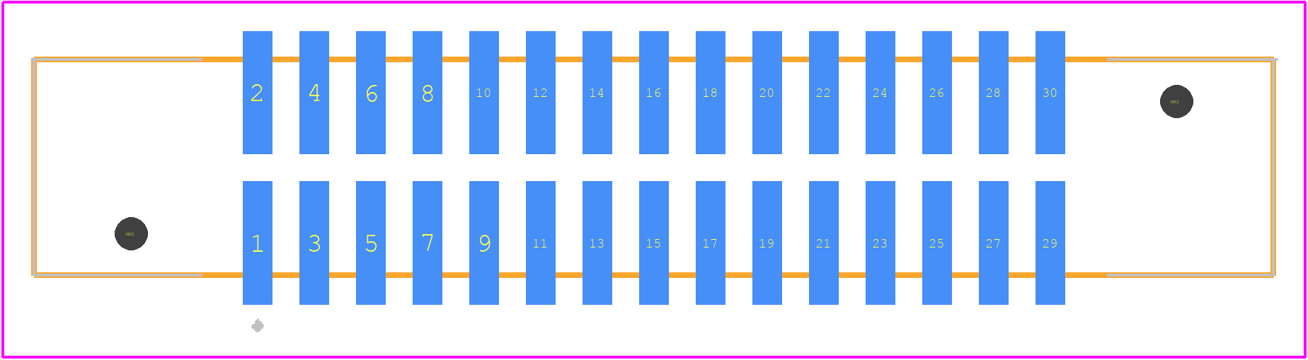 EHT-115-01-S-D-SM-LC - SAMTEC PCB footprint - Other - Other - EHT-115-01-S-D-SM-LC-1