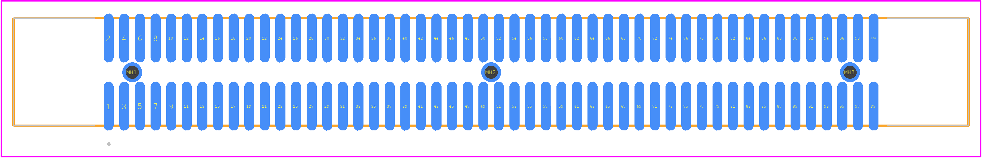 81100-650C07-RB - 3M PCB footprint - Other - Other - 81100-650C07-RB-1