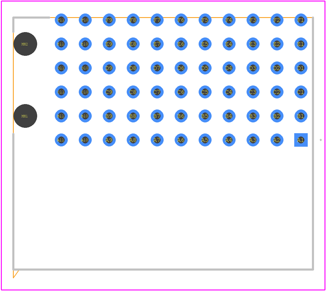 354150-E - TE Connectivity PCB footprint - Other - Other - 354150-E-3