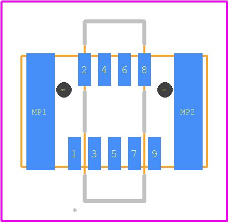 10162581-3134109LF - Amphenol PCB footprint - Other - Other - 10162581-3134109LF-3