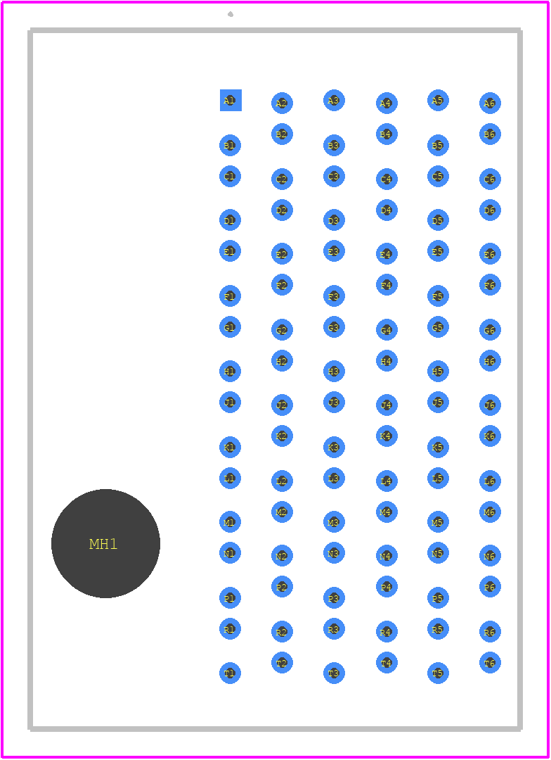 9514J0C30H - Amphenol PCB footprint - Other - Other - 9514J0C30H-2