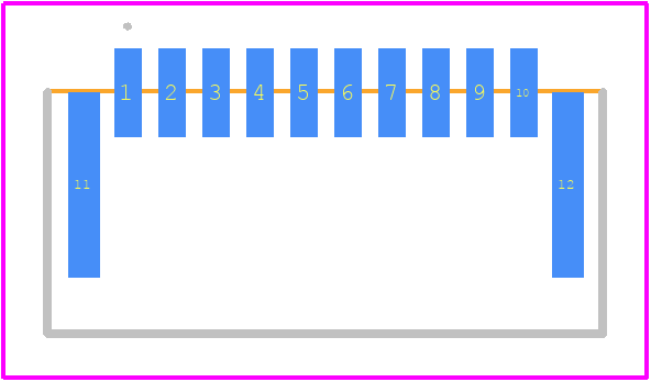 HFW10R-1STE1H1LF - Amphenol PCB footprint - Other - Other - HFW10R-1STE1H1LF-1