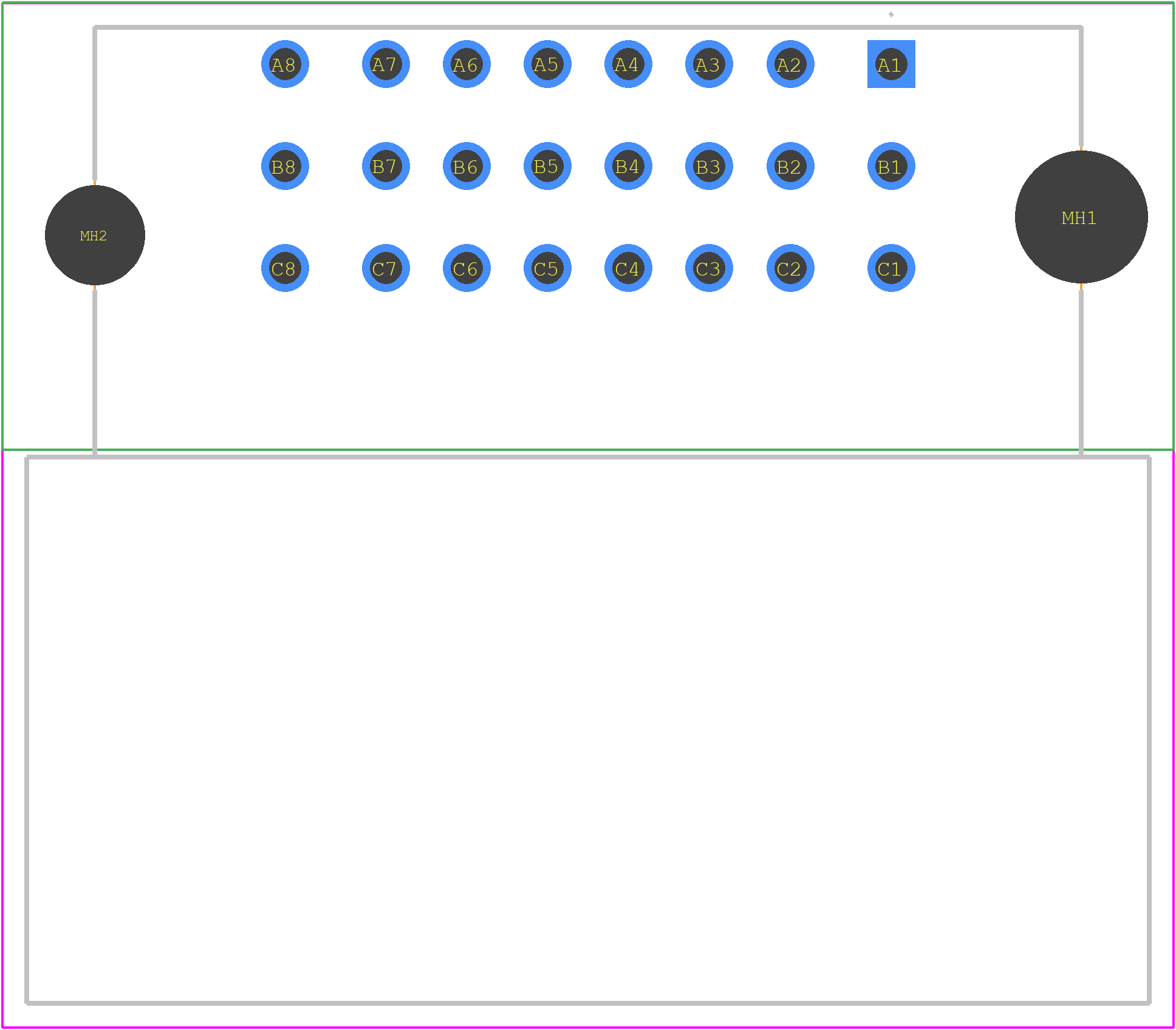 HCCPHPE24GYB90F - Aptiv PCB footprint - Other - Other - HCCPHPE24GYB90F-2
