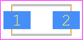 SMAJP4KE68CA-TP - MCC PCB footprint - Diodes Moulded Non Polarised - Diodes Moulded Non Polarised - SMA (DO-214AC)