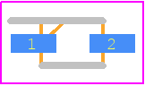 BAS316-13P - MCC PCB footprint - Small Outline Diode - Small Outline Diode - SOD-323