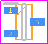 BAT54HE3-TP - MCC PCB footprint - SOT23 (3-Pin) - SOT23 (3-Pin) - BAT54HE3-TP