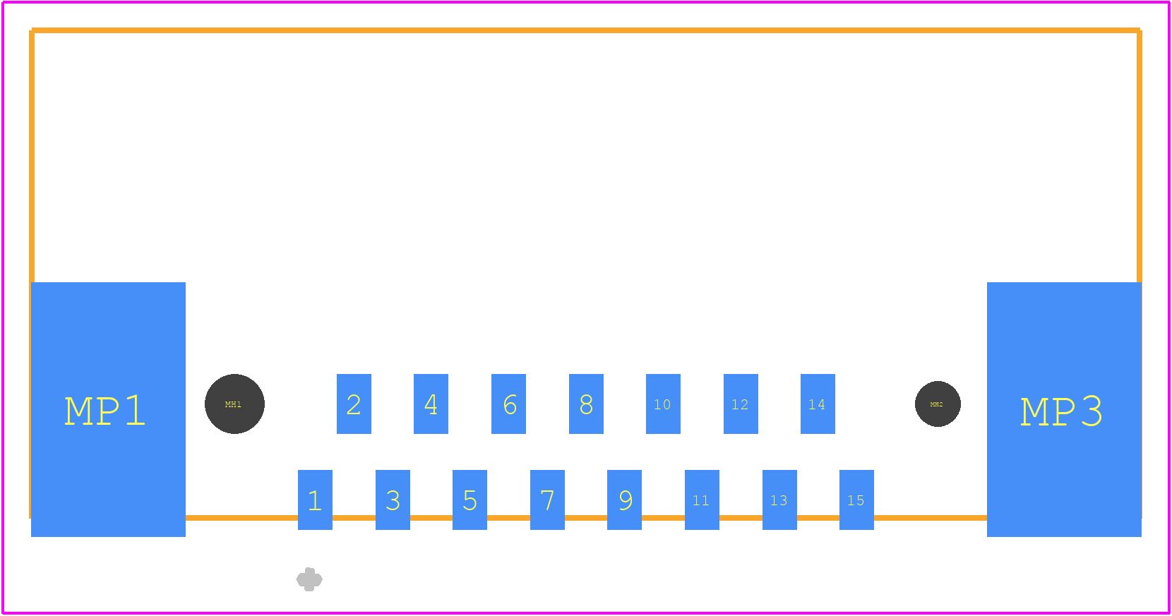 1-1740196-2 - TE Connectivity PCB footprint - Other - Other - 1-1740196-2-2