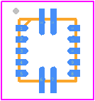 SLG46534V - Silego Technology PCB footprint - Quad Flat No-Lead - Quad Flat No-Lead - MO-220