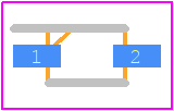 1SS355L-13P - MCC PCB footprint - Small Outline Diode - Small Outline Diode - SOD-323FL
