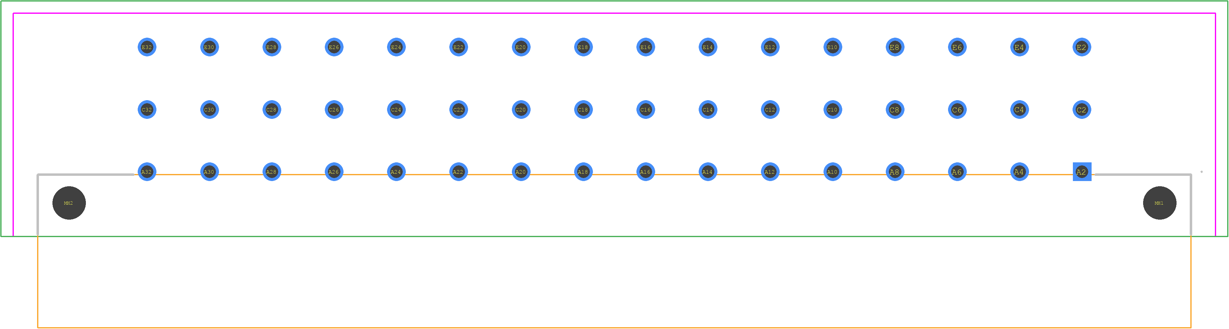 354871-E - TE Connectivity PCB footprint - Other - Other - 354871-E-3
