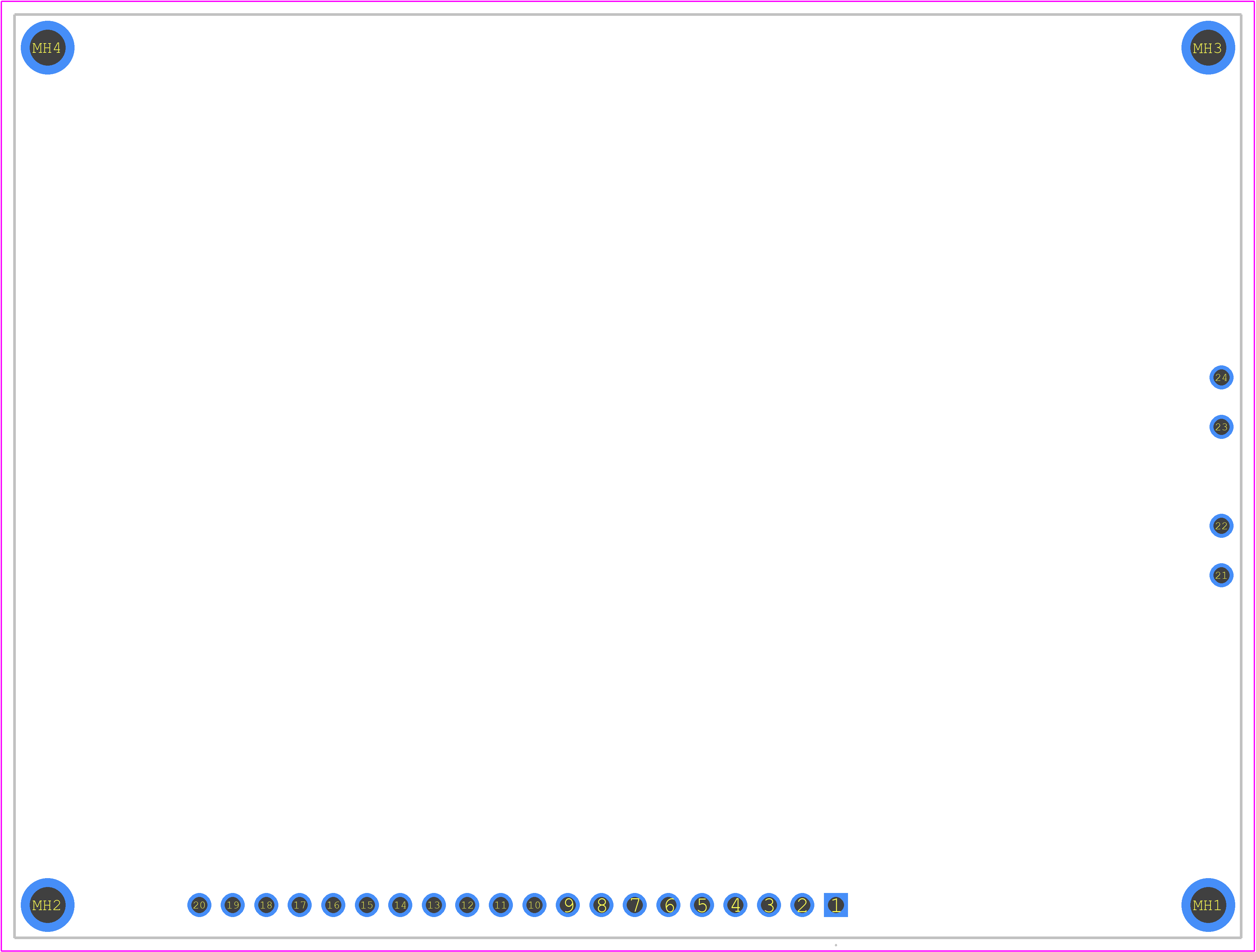 PG12864-A - POWERTIP PCB footprint - Other - Other - PG12864-A-1