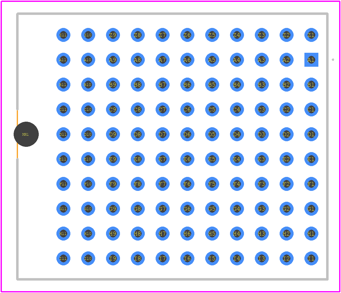 104154 - TE Connectivity PCB footprint - Other - Other - 104154-4