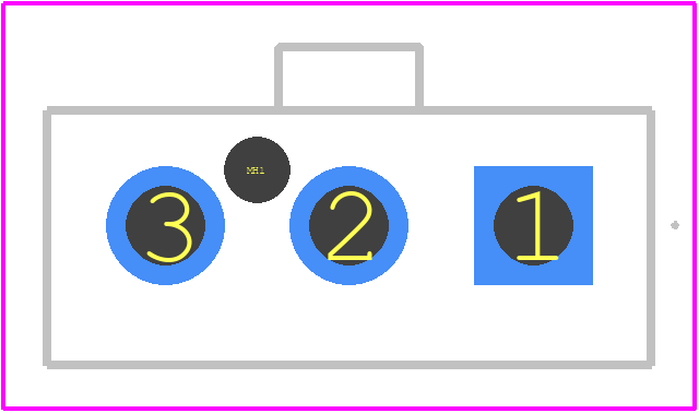 215915-1003 - Molex PCB footprint - Other - Other - 2159151003-1