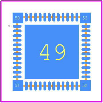 dsPIC33CK128MP205-I/M4 - Microchip PCB footprint - Other - Other - PIC24FJ256GA705-I/M4-1