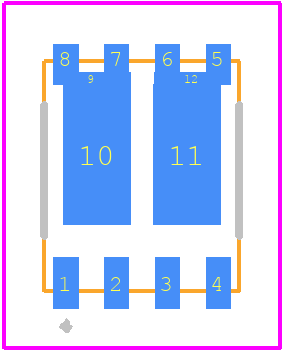 HP8MA2 - ROHM Semiconductor PCB footprint - Other - Other - HP8MA2