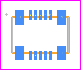 AXF5G1012 - Panasonic PCB footprint - Other - Other - AXF5G1012