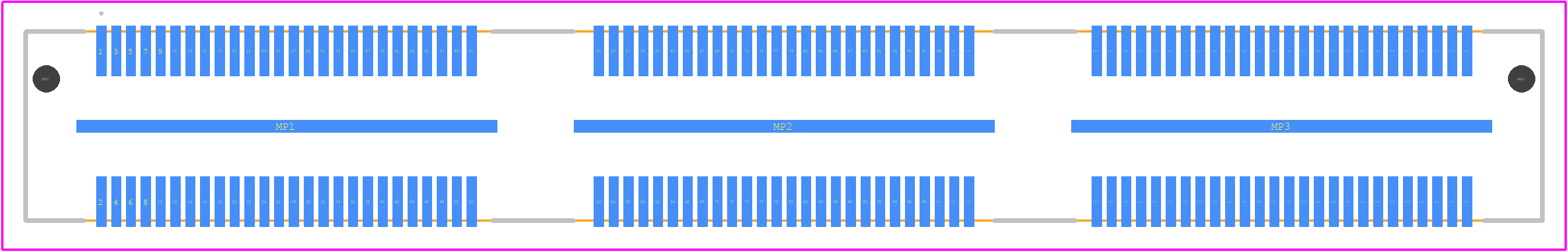 QFS-078-04.25-L-D-A-P - SAMTEC PCB footprint - Other - Other - QFS-078-04.25-L-D-A-P-6