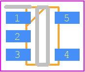 HA17431VLPEL-E - Renesas Electronics PCB footprint - SOT23 (5-Pin) - SOT23 (5-Pin) - PLSP0005ZB-A