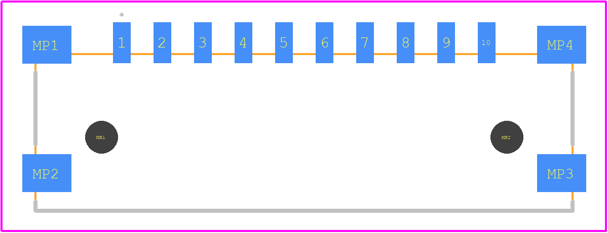 119903-E - TE Connectivity PCB footprint - Other - Other - 119903-E-2