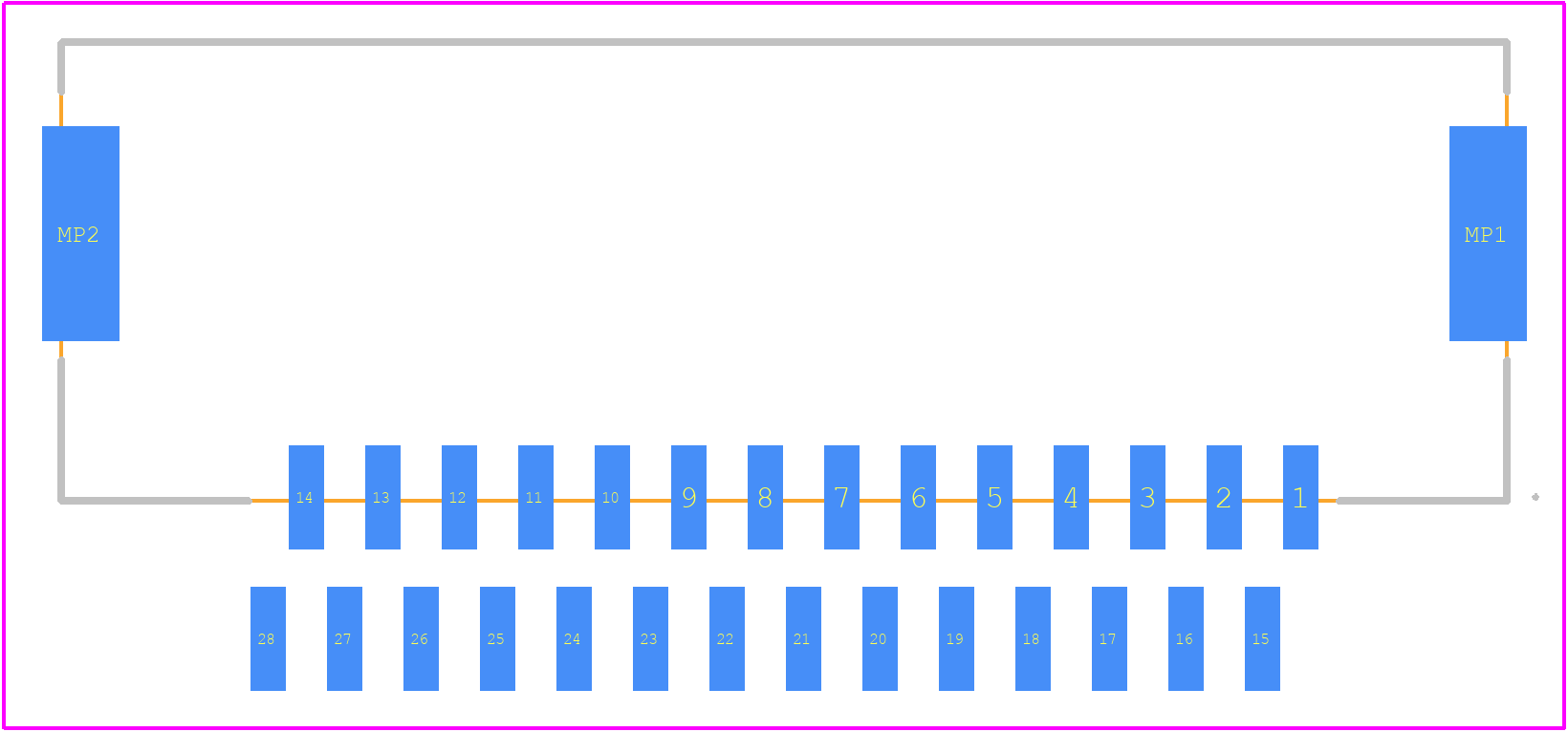 AYC5F2810 - Panasonic PCB footprint - Other - Other - AYC5F2810-2