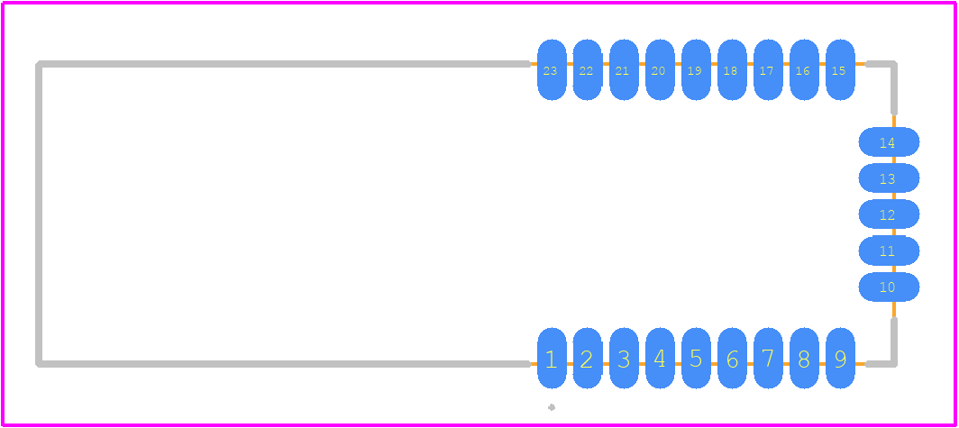 RYBG211 - Reyax PCB footprint - Other - Other - RYBG211-1