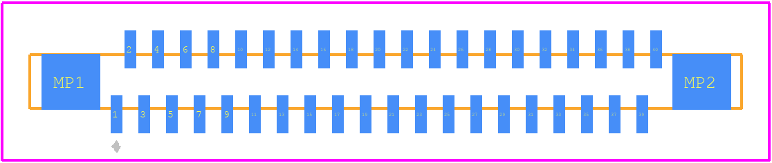 FFC2A33-40-T-R - GCT (GLOBAL CONNECTOR TECHNOLOGY) PCB footprint - Other - Other - FFC2A33-40-T-R-1