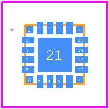 SI4739-C40-GMR - Skyworks PCB footprint - Other - Other - SI4739-C40-GMR-2