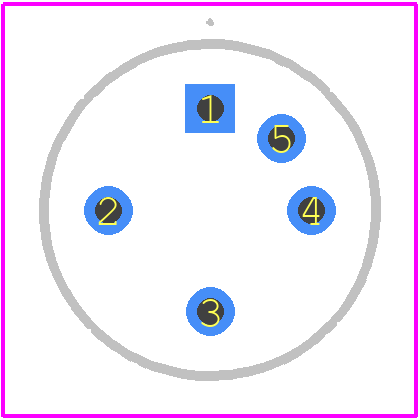 5000001 - First Sensor PCB footprint - Other - Other - 5000001-5