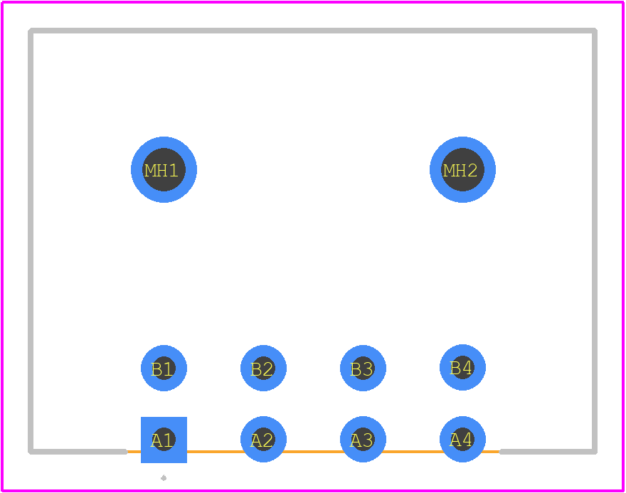 1-1871935-4 - TE Connectivity PCB footprint - Other - Other - 1-1871935-4-1