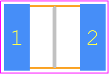 1812WA620MAT3A - Kyocera AVX PCB footprint - Capacitor Chip Non-polarised - Capacitor Chip Non-polarised - 1812W
