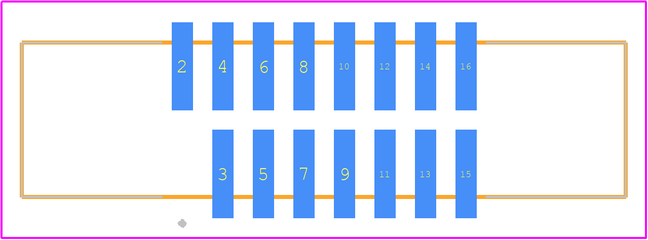 EHT-108-01-F-D-SM-01 - SAMTEC PCB footprint - Other - Other - EHT-108-01-F-D-SM-01-2