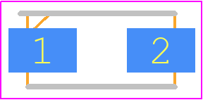 STTH1R02A - STMicroelectronics PCB footprint - Diodes Moulded - Diodes Moulded - SMA_1.6PIN LENGTH