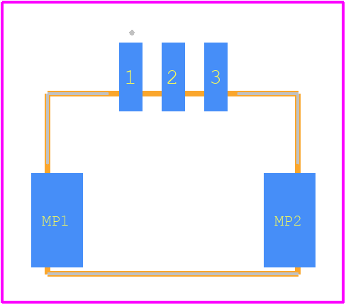 505405-0360 - Molex PCB footprint - Other - Other - 505405-0360-1