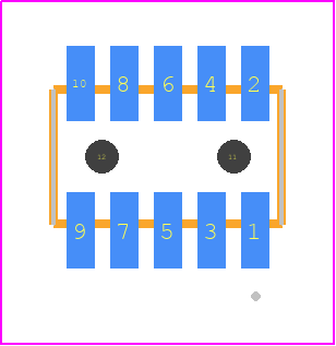 MLE-105-01-G-DV-A - SAMTEC PCB footprint - Other - Other - MLE-105-01-G-DV-A