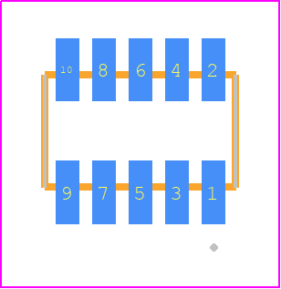 MLE-105-01-G-DV-K-TR - SAMTEC PCB footprint - Other - Other - MLE-105-01-G-DV-K-TR