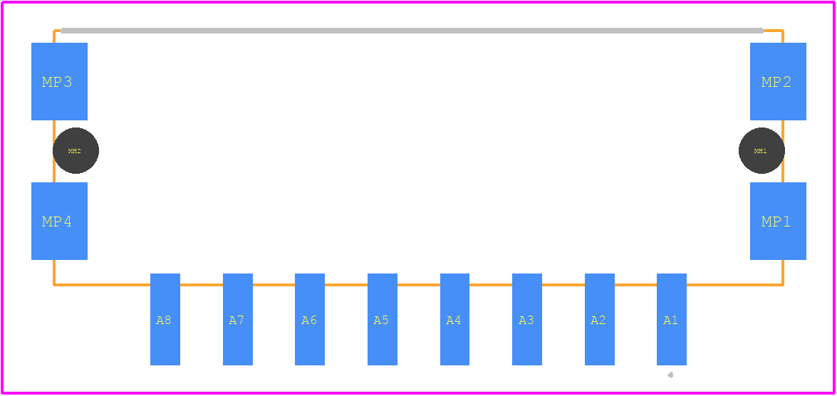 284121 - TE Connectivity PCB footprint - Other - Other - 284121-1_