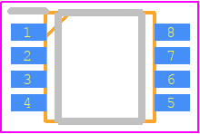 74HC2G125DP-Q100H - Nexperia PCB footprint - Small Outline Packages - Small Outline Packages - SOT505-2