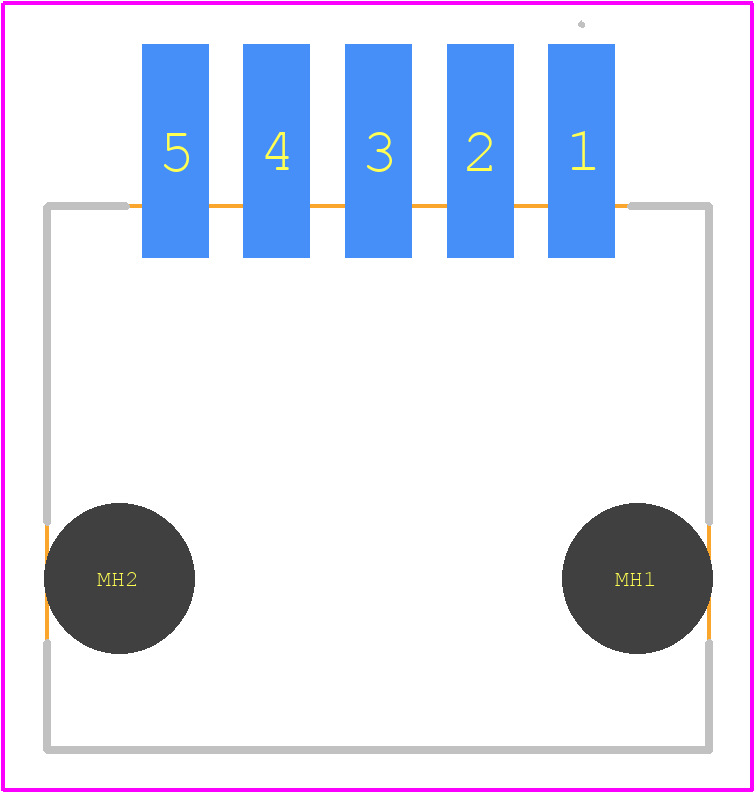 15-91-7050 - Molex PCB footprint - Other - Other - 15-91-7050-2