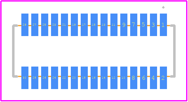53307-3071 - Molex PCB footprint - Other - Other - 53307-3071-1