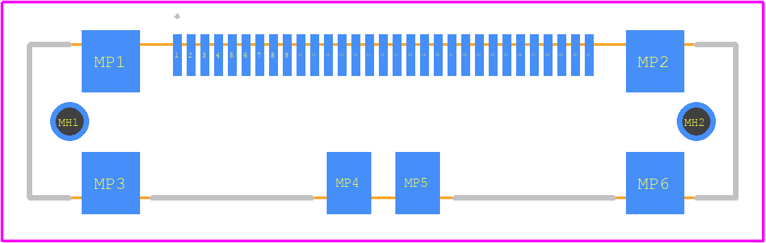 FX15-31S-0.5SV(30) - Hirose PCB footprint - Other - Other - FX15-31S-0.5SV(30)-3