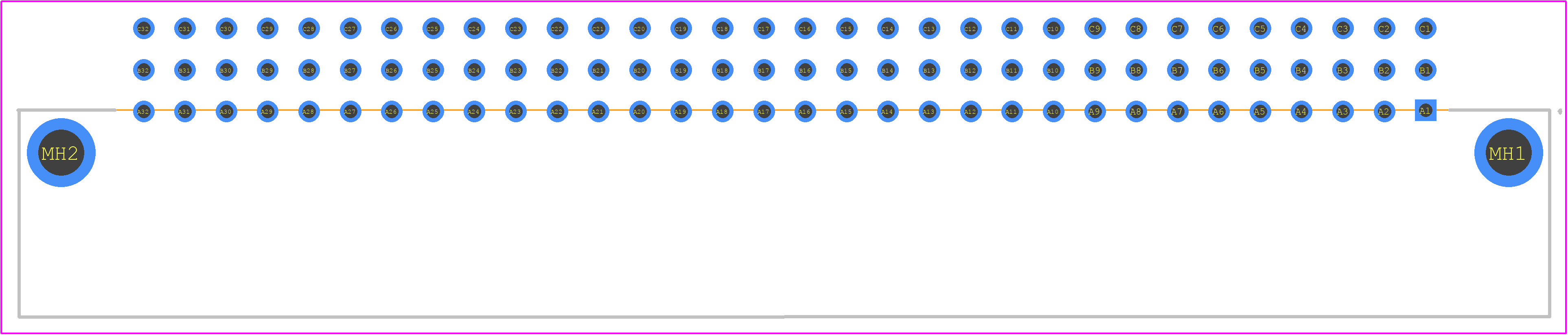 PCN10A-96P-2.54DS(72) - Hirose PCB footprint - Other - Other - PCN10A-96P-2.54DS(72)-1