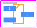 PDTC123JE,115 - Nexperia PCB footprint - SOT23 (3-Pin) - SOT23 (3-Pin) - SOT416 (SC-75)_2020