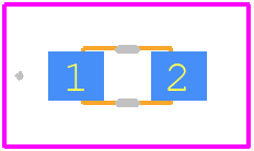APT2012NW - Kingbright PCB footprint - Other - Other - 2.0 x 1.25 mm -2025