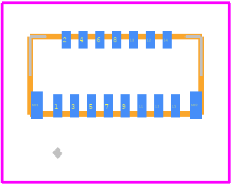FH36W-15S-0.3SHW(50) - Hirose PCB footprint - Other - Other - FH36W-15S-0.3SHW(50)-3