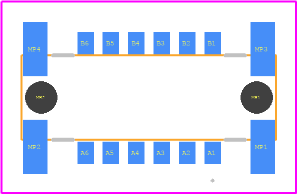 244854-E - TE Connectivity PCB footprint - Other - Other - 244854-E-1